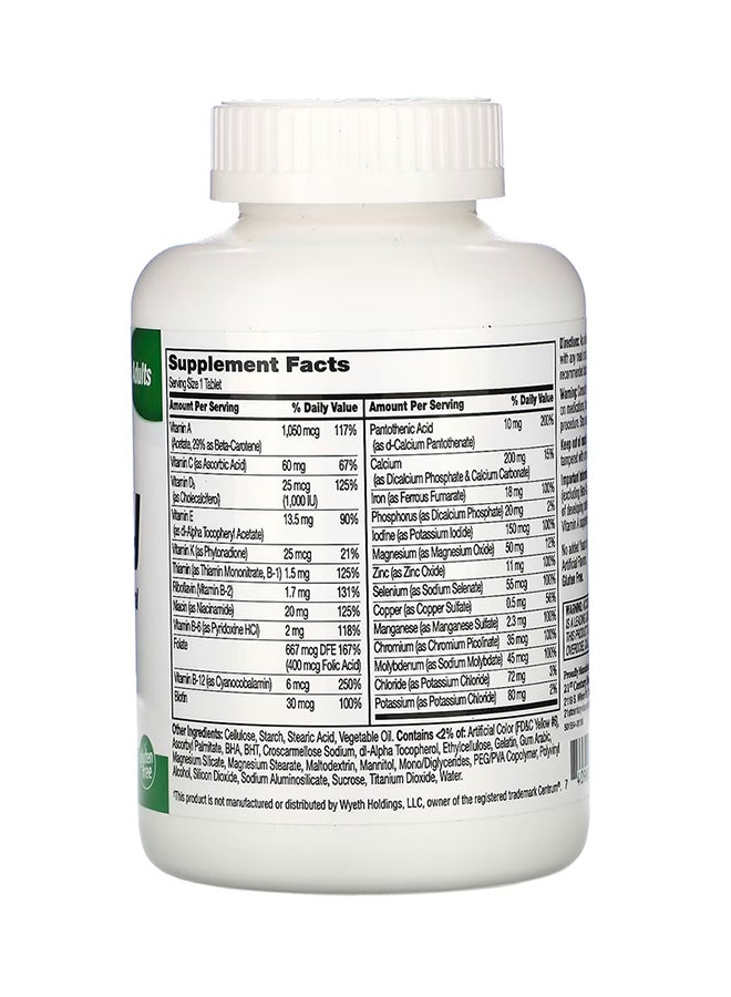 21st Century Sentry Multivitamin And Multimineral Supplement - 300 Tablets - Image 2